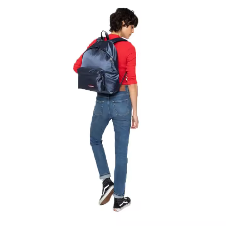Mochila de satén de pakr acolchada de Eastpak en el centro - 1