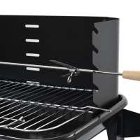 vidaXL Barbacoa de carbón con ruedas - details 4