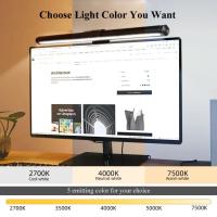 Lámpara De Escritorio LED RGB Ajustable Para Monitor Luz De Pantalla Para PC Hogar Dormitorio Estudio Oficina Con Barra Colgante - details 11