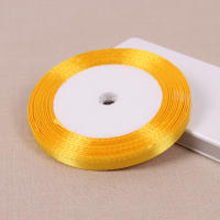 Cinta De Satén Dorado Amarillo Para Regalos Cinta Adhesiva Para Decoración De Fiestas Navidad Halloween Cumpleaños Tamaños 6-10-15-20-25-40-50mm - details 2
