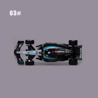 Modelo De Coche De Carreras Burago 1:43 Mercedes Benz AMG F1 W15 Aleación De Simulación Para Niños Regalo De Navidad - details 1