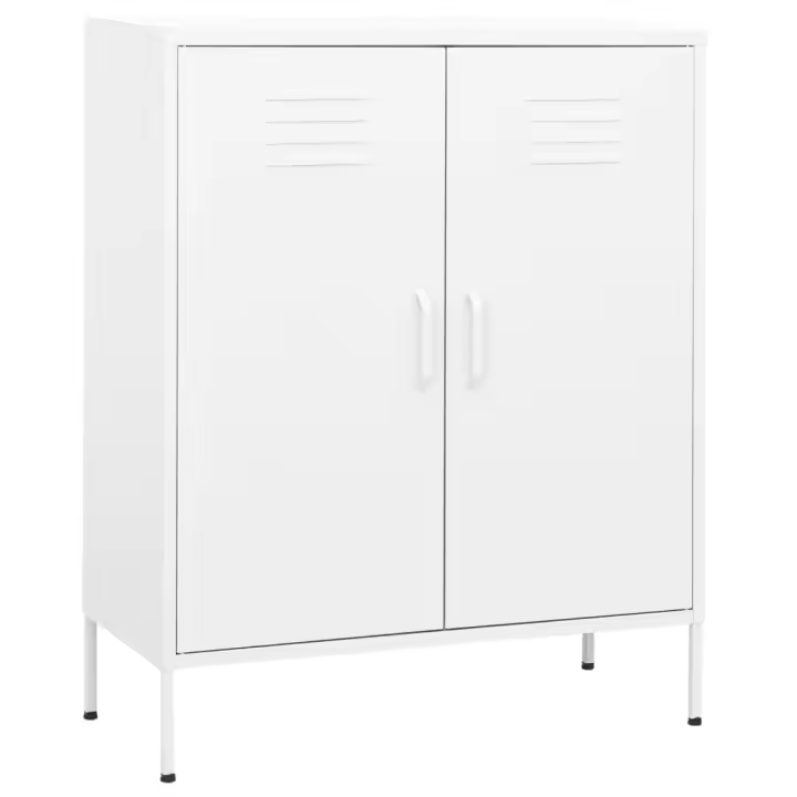 vidaXL Armario almacenamiento acero blanco 80x35x101,5 cm - 1