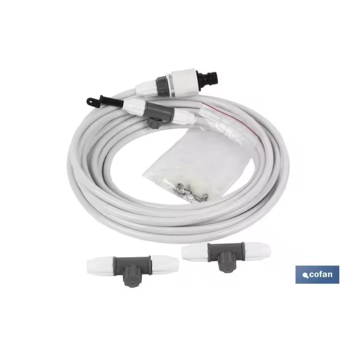 Cofan Kit de Nebulización de Agua | 6 Metros | 3 Aspersores - 1