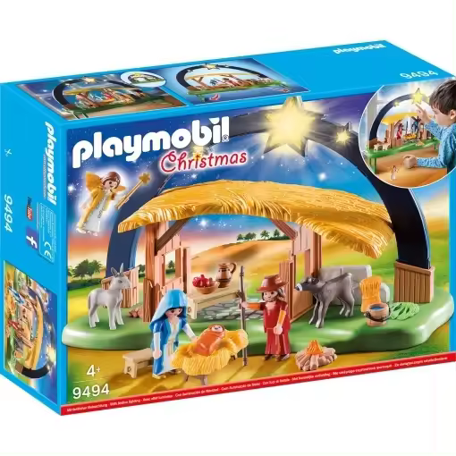 PLAYMOBIL Christmas - Belén con Luz +4 años - 1