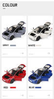 Modelo De Coche Tesla Model Y Model 3 Model S De 1:24 En Aleación Con Sonido Y Luz Juguete Coleccionable Para Niños Regalo De Cumpleaños - details 2