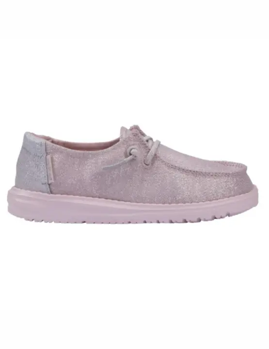 Hey Dude Wendy - Zapatillas Rosa para Niñas con Cordones Elásticos - 1