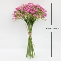 12pcs Flores Artificiales De Gypsophila Blanca Para Boda Decoración De Mesa Y Vaso Flores Falsas Para Hogar Y Vase - details 1
