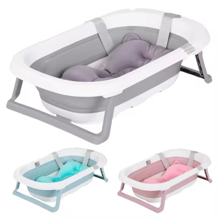 CHIPOLINO Bañera plegable ISLA (81 cm) con red de baño de Chipolino - 1