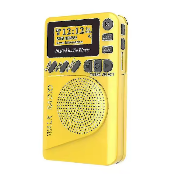 Radio DAB de bolsillo digital mini DAB + radio digital con reproductor MP3 FM Pantalla de radio LCD - 1