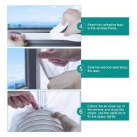 Piezas de aire acondicionado portátil, Kit de ventana de aire acondicionado, Kit de ventana de CA portátil, Kit de ventilación de ventana de puerta corredera - details 3