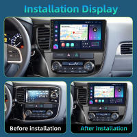 Podofo Radio de coche Android 2 Din para Mitsubishi Outlander 2016 Carplay 8+128GB AI Voice WIFI+4G DSP GPS Navegación Multimedia Reproductor de Video - details 1