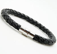Pulsera De Cuero Para Hombres Y Mujeres Diseño Sencillo Con Botón De Acero Inoxidable Multicolor Regalo De Día De San Valentín Joyería Para Muñeca - details 6