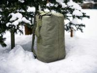 Mochila Petate Estilo Militar de Gran Capacidad de Alta Resistencia  ideal como equipaje de mano 45x20x26 para el avión gracias a su adaptacion al espacio por ser de lona (DICACA NATURE) - details 3