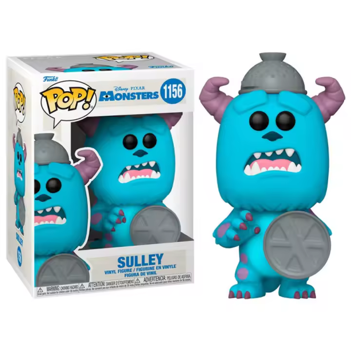 Funko pop disney monstruos sa monster inc 20th sulley with lid 57744 - 1
