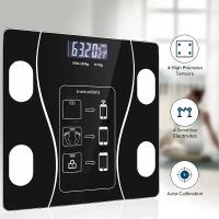 Báscula De Baño Inteligente Con Pantalla LED Retroiluminada Y Vidrio Templado Resistente Mide Hasta 180 Kg Batería Operada - details 3