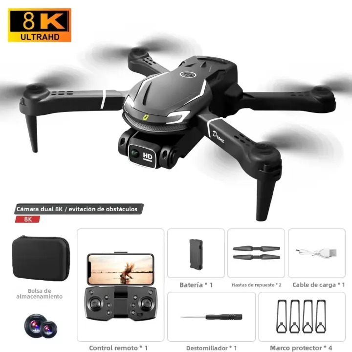 Drone Profesional V88 8K 5G GPS Aéreo Fotografía HD Control Remoto Avión Cuadricóptero Juguete UAV Dual Camera HD - 1