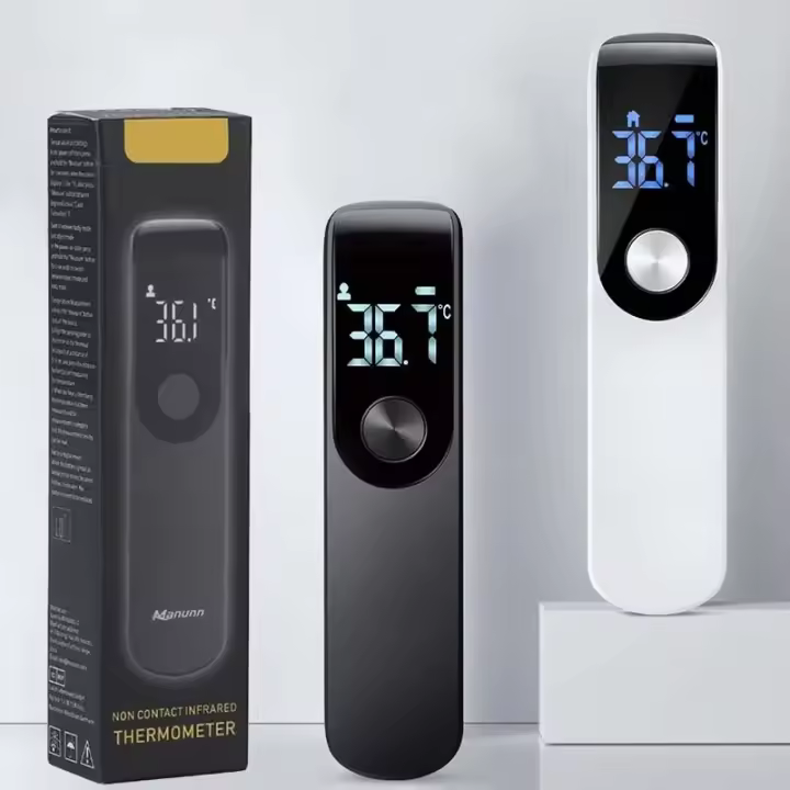 Termómetro De Temperatura Corporal Infrarrojo Médico Doméstico Digital LCD Para Infantes Y Adultos No Contacto Laser Ear Thermometer - 1