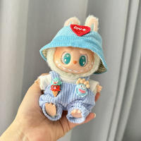 Muñeca De Peluche Miniatura Labubu I Y II 17cm Ropa De Muñeca Coreana Kpop Exo Accesorios DIY Vestido Rosa Regalo Estilo Nuevo - details 12