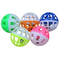 Juego De 18 Pelotas De Juguete Para Gatos Con Campana Coloridas De Plástico Tamaño 4cm Juguetes De Rascado Y Persecución Para Gatos Y Gatitos Suministros Para Mascotas - details 4