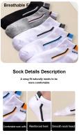 5 Pares De Calcetines De Verano Para Hombre Cómodos Y Transpirables Calcetines Casuales De Tobillo Ligeros Y Versátiles - details 2