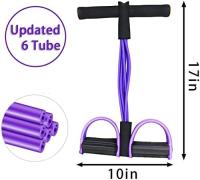 Entrenador abdominal, equipo de entrenamiento de abdominales, expansor de cuerpo completo para el hogar, 6 tubos, cuerda elástica de tracción multifunción - details 5