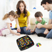 Juego De Mesa De Eliminación De Bolas Arcoiris Juguete De Alineación De Colores Juego De Ajedrez Tablero Interactivo Para Niños Y Adultos Juego De Fiesta Educativo - details 0