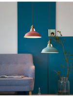 Lámpara Colgante Retro Industrial LED Para Restaurante Cocina Hogar Decorativa De Metal En Colores Variados Para Iluminación De Sala De Estar Estudio Dormitorio Hotel - details 1