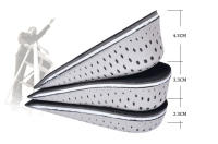 2PCS Almohadillas De Memoria De Espuma EVA Para Aumentar La Altura Inodoro Y Transpirable Para Hombres Y Mujeres Invisible Para Medias Zapatos Medio(B,M) 1cm-3cm - details 1