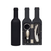 Juego De Herramientas Para Botellas Navideñas En Forma De Botella Con Abrebotellas Y Corchos Metálicos Para Barra Eco-amigables Accesorios Para Hogar Y Bares - details 12