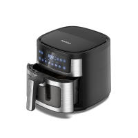 OstarkDom Freidora sin Aceite freidora de aire pantalla táctil Nuevo modelo ARANZO 6L Ventanas  Vistas 6 preajustes de cocción Regulable hasta 200 ° C, Temporizador 60 minutos Apagado automático, 1500W tdt - details 1