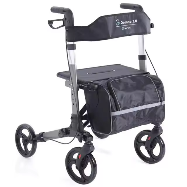 Andador Rollator de 4 Ruedas Plegable con Cesta Multiuso Ortoprime Ortoprime - 1