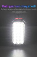 Linterna LED Portátil Recargable Con Carga Solar 4 Modos Impermeable Para Senderismo Camping Emergencias Lámpara Torcha Fuerte - details 5