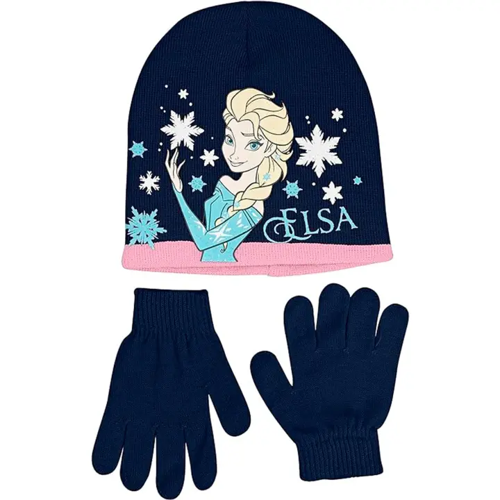Disney Frozen Pack de Gorro y Guantes de Elsa - 1