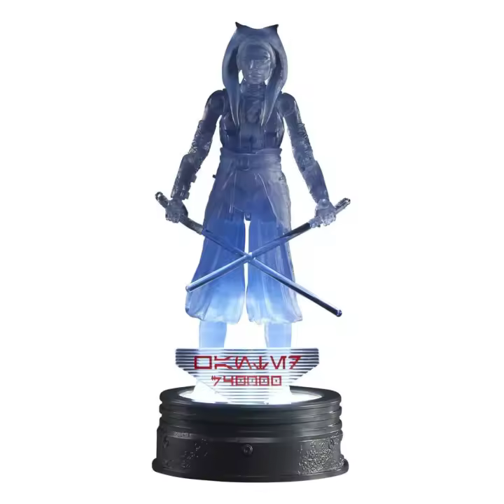 Hasbro Figura De Acción Ahsoka Tano De La Colección Holocomm De La Serie Negra Star Wars 15 Cm - 1