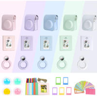 Bolsa de Cámara de Cuero con 7 Partes para Fujifilm Instax Mini 12 Funda de Protección de 64 Bolsillos con Marco de Foto, Espejo de Auto-retro, Filtros de Lente - details 0