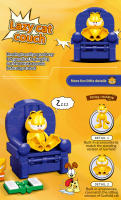 Bloques De Construcción Para Niños Garfield Serie Vida Familiar Figuras De Anime Gato Cartoon Modelo DIY Juguetes Regalos De Fiestas - details 13