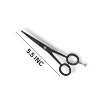 Tijeras profesionales de peluquería negras - acero inoxidable - Nr hermano español - details 1