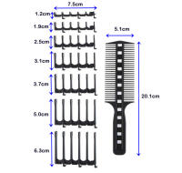 Guía De Corte Para Cabello Y Barba Curva De Plástico Para Hombres Herramienta De Corte De Cabello En Casa Ruler Band Limit Comb - details 5