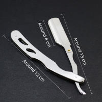 Afeitadora De Cabello Y Barba Para Hombres Abatible De Acero Inoxidable Tijera De Cejas Y Modelado De Rostro Barbera Plegable - details 8