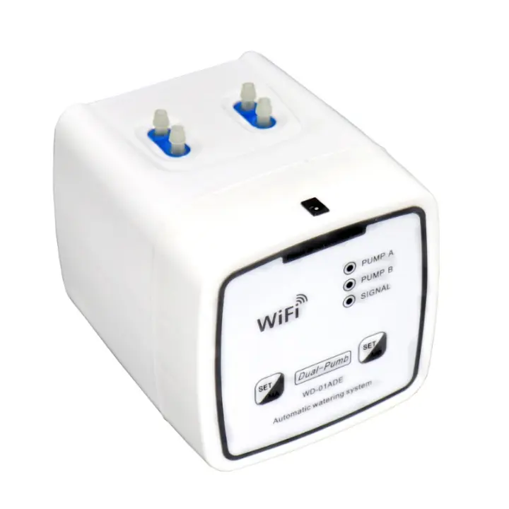 Dispositivo De Riego Inteligente WIFI Con Doble Bomba Sistema De Riego Por Drip Automático Timetrigger Control Remoto APP eWeLink Para Jardín Plantas Flores - 1