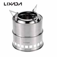 Estufa De Camping Lixada De Acero Inoxidable Para Leña Y Alcohol Estufa De Cocina Al Aire Libre Para Pícnic Y BBQ Viajes - details 0
