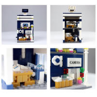 Kit De Modelos De Edificios Micro Para Niñas Y Niños Bloques De Construcción Clásicos Para Regalo Tienda De Arquitectura Vistas De Calle Serie De Edificios Pequeños - details 2