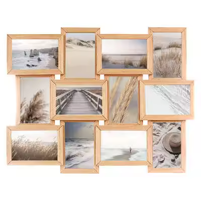 Marco Múltiple Factory Cuadros Mia 12 Fotos 10 X 15 Cm Natural - Decoración de Pared - 1