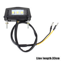 Luz Trasera LED Para Motocicleta 12V Placa De Licencia Faro De Freno Trasero Señal De Parpadeo Indicador De Movimiento Accesorios Universales Para Moto - details 7