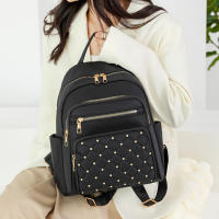 Mochila De Moda Para Mujer De Alta Calidad En Nylon Gran Tamaño Para Viajes Escolares Bolsa De Hombro Para Chicas Adolescentes - details 7