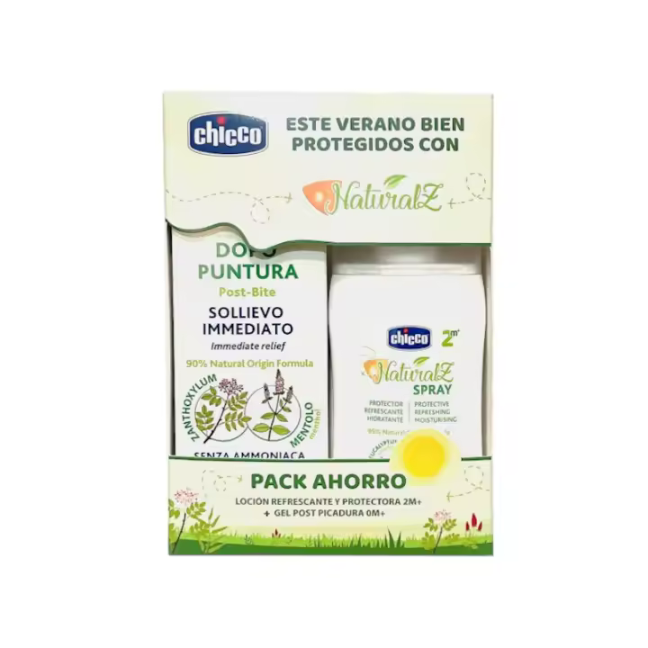 CHICCO PACK AHORRO SPRAY PROTECTOR REFRESCANTE 100ML + GEL POST PICADURA 10ML - 1