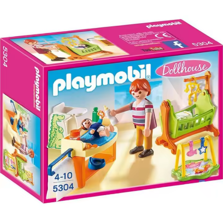 PLAYMOBIL 5304 HABITACION CON CUNA DE BEBE - 1
