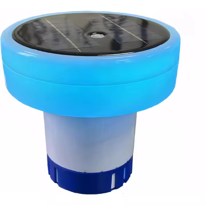 Flotador de chloren para piscina de 15 cm para accesorios de piscina y Jacuzzi (+ pastillas desinfectantes de 100g) - 1