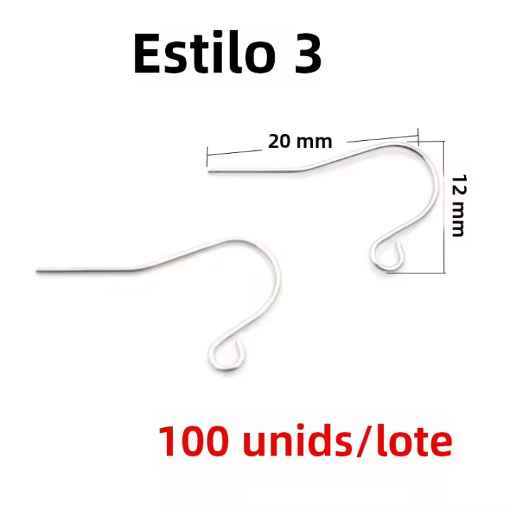 High Quality 316 Acero Inoxidable DIY Colgantes Para Joyería Accesorios De Encaje De Oídos Clavos Para Manualidades - 1