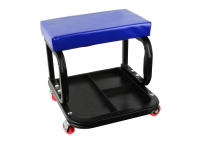 TABURETE SILLA TALLER MECANICO CON 4 RUEDAS CON BANDEJA HERRAMIENTAS - details 0